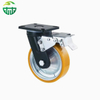 Heavy Duty PU Steel Core Casters – Swivel & Locking 4/5/6/8 Inch Wheels