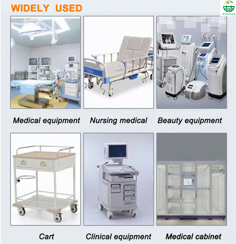 ODM Medical Caster with Swivel Brake 3/4/5 Inch TPR Wheels for Hospital Beds And Equipment