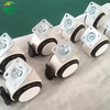 Multi-Functional PVC Silent Twin-Wheel Casters for Furniture, Baby Walkers, and Medical Beds