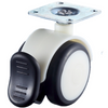 3/4/5inch TPR Double Wheels Medical Casters Hospital Bed Casters Swivel Casters for Medical Equipment And Instruments