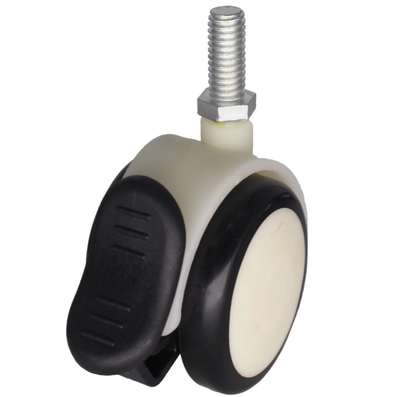 Hospital Medical Bed Double Face Swivel Wheel Casters with Brake