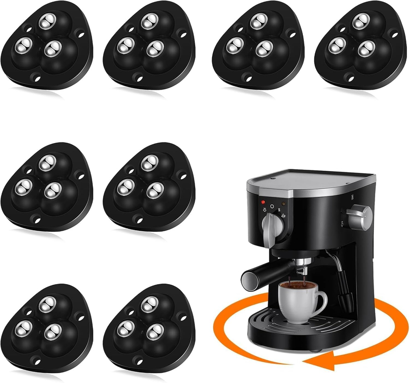 ODM Mini Black Self-Adhesive Swivel Caster Wheels for Small Household Appliances