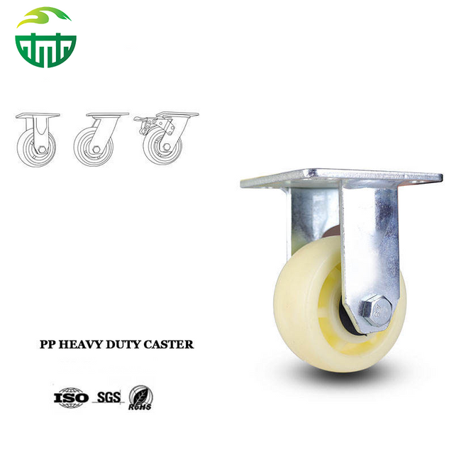 ODM Industrial Heavy Duty Swivel Dual Brake Nylon & PP Custom Trolley Wheels