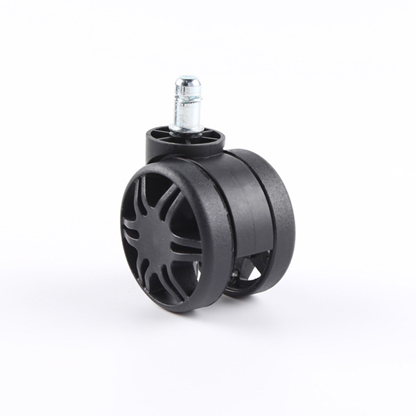 2.5-inch hollow base casters with a load capacity of 30KG quiet rollers for home office furniture cabinets handcart rotation and rigid options