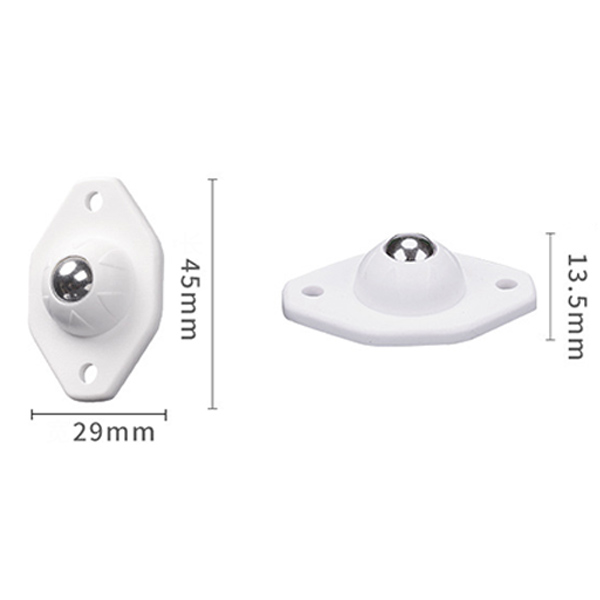 Wholesale of hole-free adhesive ball wheels, universal wheels, small wheels, light casters, high load-bearing capacity, silent mobile furniture ball wheels, and daily tool mobile round ball wheels