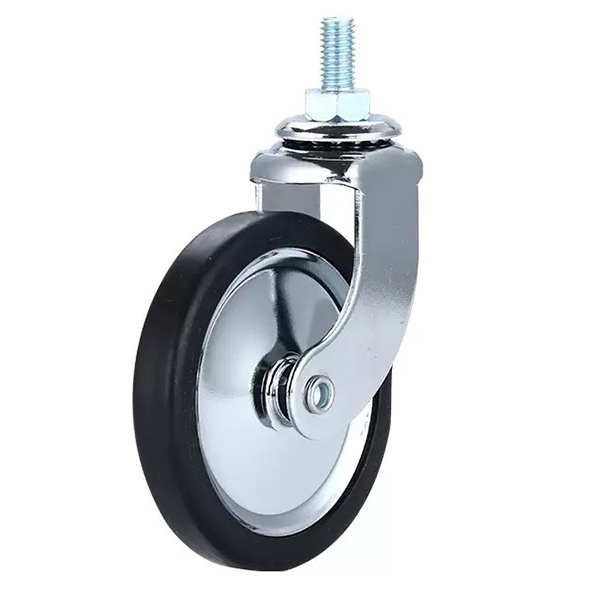 3-inch PP catering casters, quiet rotating wheels for food service trolley equipment, hotel and restaurant business trolley, luggage trolley casters