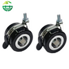 Lockable Furniture Wheel with Stem, Universal Swivel Wheel for Office Chairs
