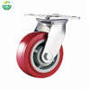PU Heavy Duty Casters with Stainless Steel Locking Mechanism – Industrial Caster Wheels for Equipment and Trolley