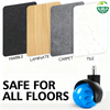 PU Universal Office Chair Castors PP Material Ball Caster Wheel for Sofa for Dining School Use