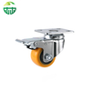 Small Hardware Casters 1.5" 2" Metal Wheels for Carts, Trollies and Equipment