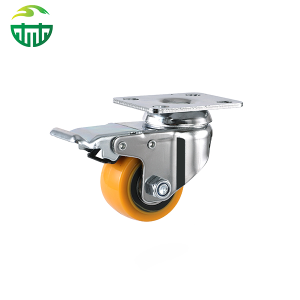 Small Hardware Casters 1.5" 2" Metal Wheels for Carts, Trollies and Equipment