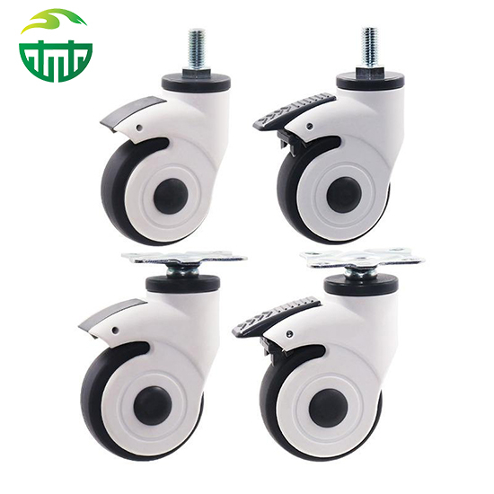 ODM Medical Caster with Swivel Brake 3/4/5 Inch TPR Wheels for Hospital Beds And Equipment