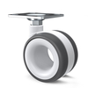 2.5-inch and 3-inch hollow casters medical equipment silent casters beauty instrument casters new type of office desks and chairs hollow casters nylon PU silent casters anti-static casters
