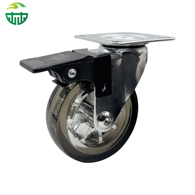 1.5/2/3 Inch Transparent PU Office Chair Caster Wheels – Universal Furniture Casters