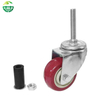 Polyurethane Rubber Expandable Casters-– Solid Polyurethane Wheels for Furniture and Carts, Color Customizable