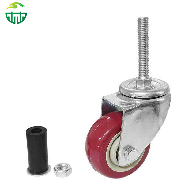 Polyurethane Rubber Expandable Casters-– Solid Polyurethane Wheels for Furniture and Carts, Color Customizable