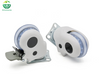 Medical-Grade Threaded Caster 3" Silent TPR Wheel with Brake for Hospital Equipment