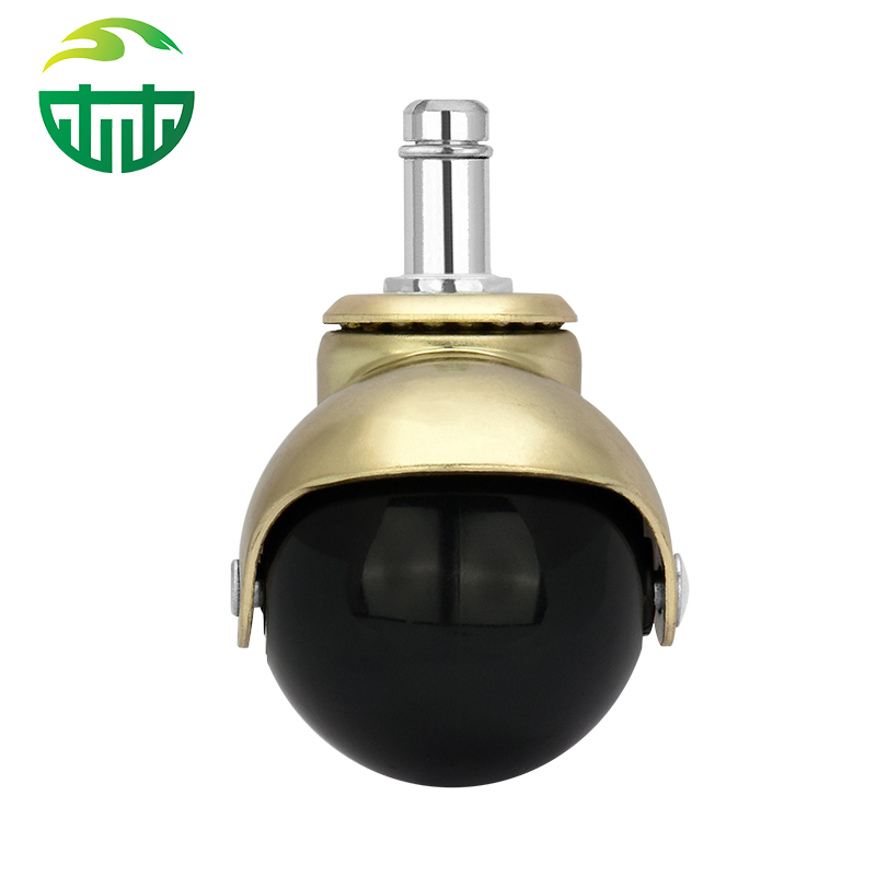 OEM 2 Inch Bronze Color Ball Caster Wheels with Grip Neck Stem Supplier
