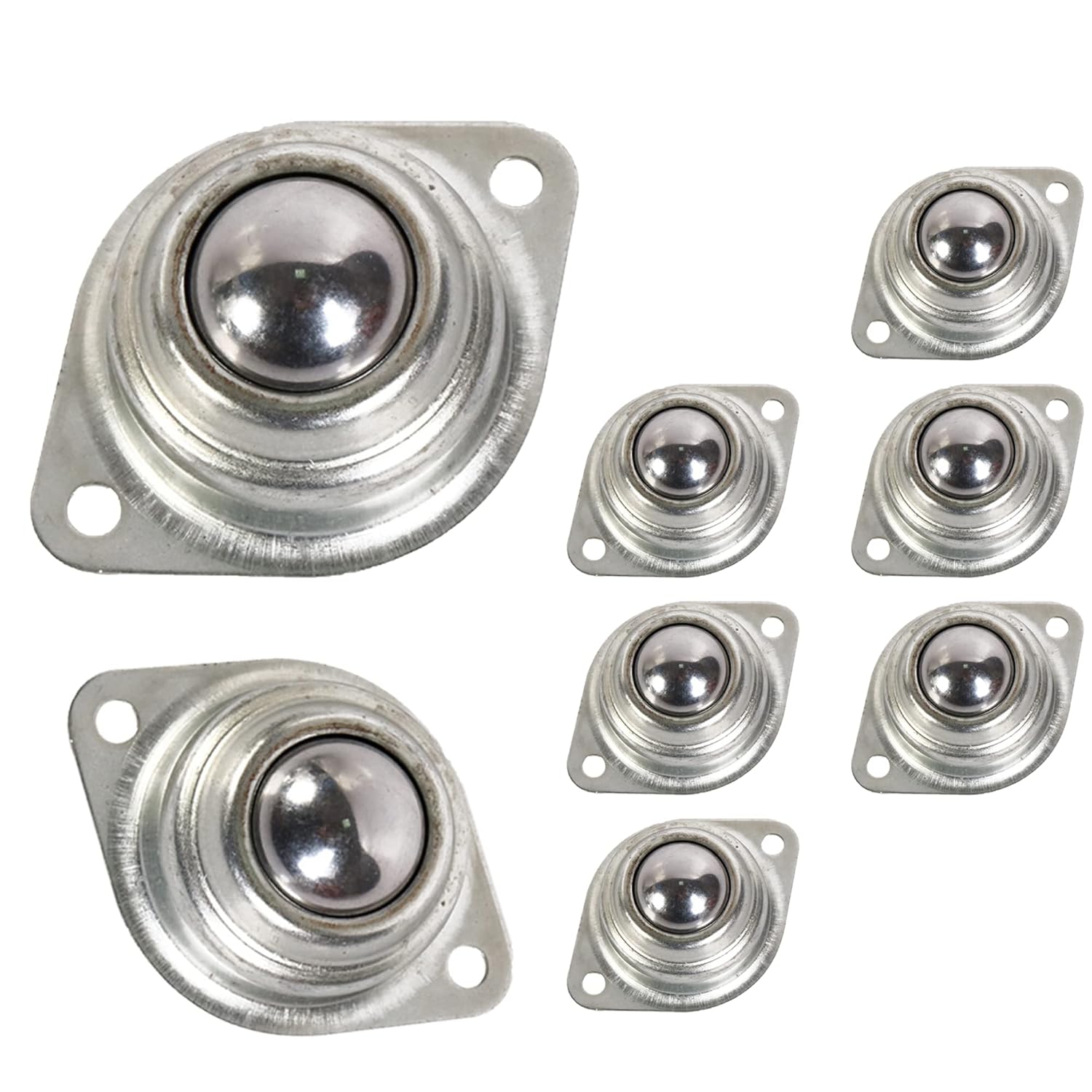 ODM 1-Inch Carbon Steel Ball Transfer Bearing with Caster Base for Conveyors & Roller Supports