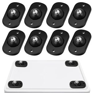 ODM Self-Adhesive Mini Swivel BlackCaster Wheels for Kitchen Appliances & Countertops