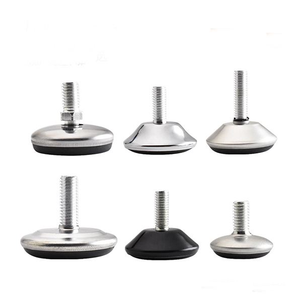 Metal threaded adjustable feet adjustable table and chair mat feet adjustable feet screw feet shelf feet furniture mat feet M6 M8 M10 metal mat feet Adjustable support feet