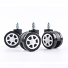 2.5-inch PU office chair casters 30KG load bearing capacity wheels quiet rolling and floor protection suitable for home office furniture gaming chair casters