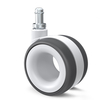 2.5-inch and 3-inch hollow casters medical equipment silent casters beauty instrument casters new type of office desks and chairs hollow casters nylon PU silent casters anti-static casters