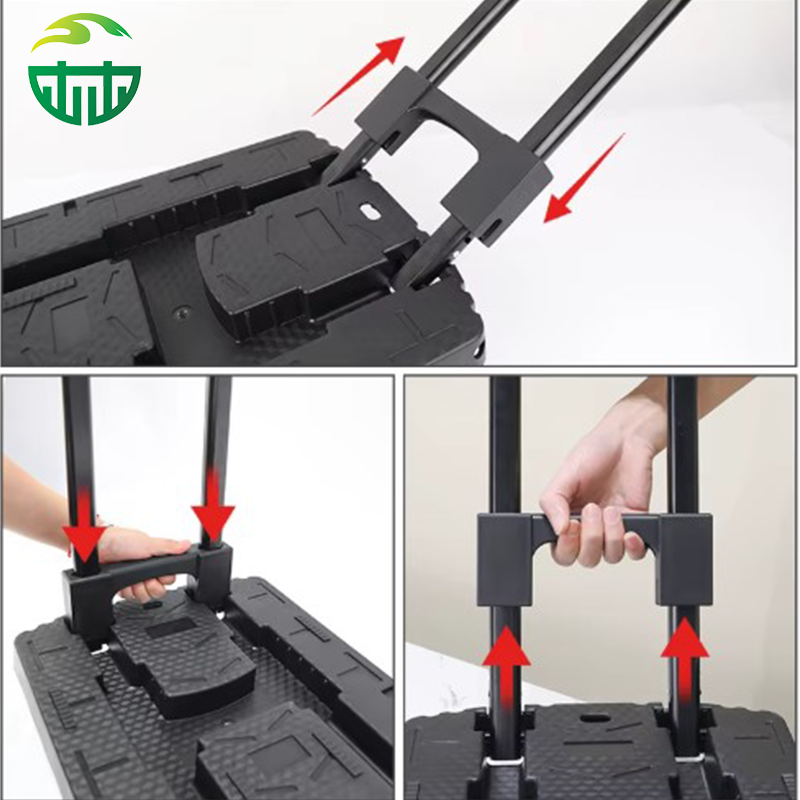 Heavy Duty Folding Platform Trolley Cart – Portable Hand Truck for Warehouse, Moving, And Cargo Transport