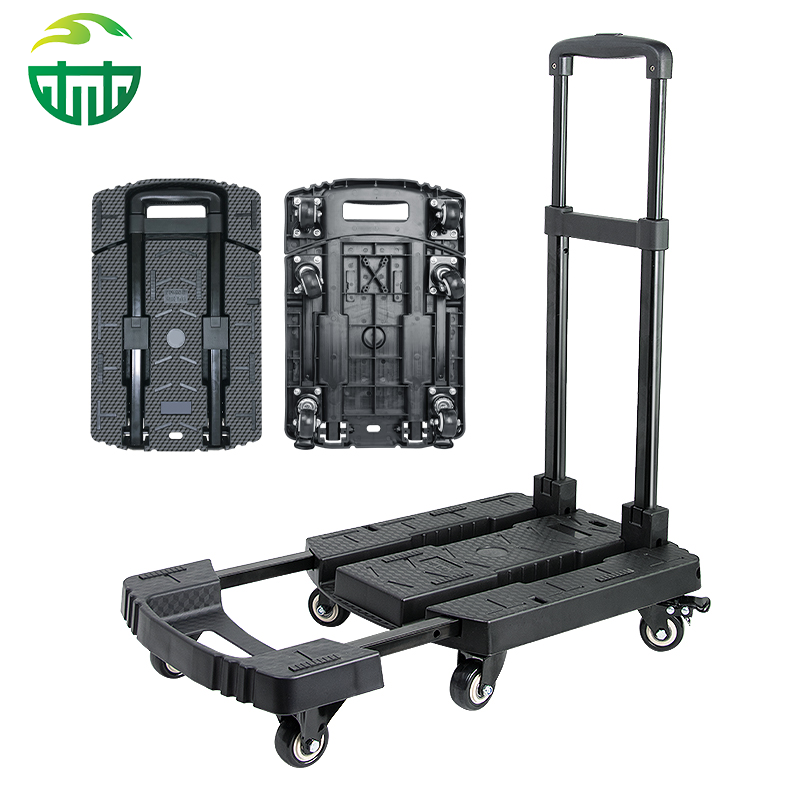 Heavy Duty Folding Platform Trolley Cart – Portable Hand Truck for Warehouse, Moving, And Cargo Transport