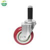 Polyurethane Rubber Expandable Casters-– Solid Polyurethane Wheels for Furniture and Carts, Color Customizable