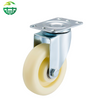 ODM Medium Duty Trolley Wheels 3/4/5 Inch Swivel Top Plate Wear Resistant Polypropylene TPR Double Ball Bearing Brake Caster