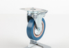 Stainless Steel Medium Duty TPR Swivel Casters with Brake for Furniture, Carts and Trolleys