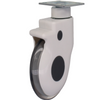 Manufactory Medical Caster for Hospital Medical Castors Wheels 4inch Flat Cardan PU Dual Axle Model