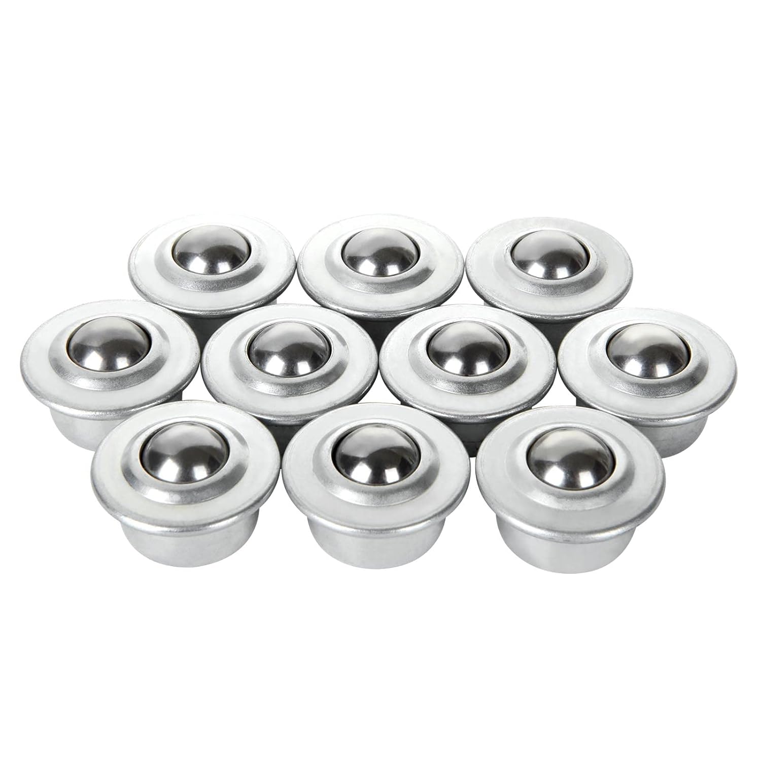 ODM 1-Inch Carbon Steel Ball Transfer Bearing with Caster Base for Conveyors & Roller Supports