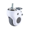‌ ‌ Special casters for medical equipment multi-size 2/3/4/5 inches optional high load-bearing silent wear resistance anti-skid anti-shock package rubber wheel with brake suitable for medical equipmen