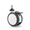 High-Quality Silent Medical Double Wheel Caster - 3/4/5 Inch Durable & Quiet for Hospital Use