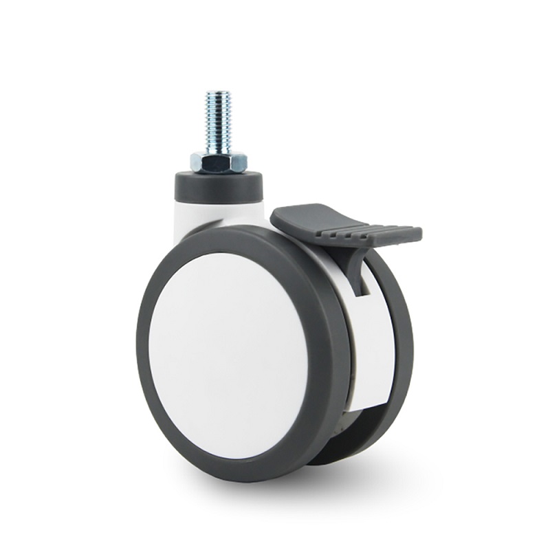 High-Quality Silent Medical Double Wheel Caster - 3/4/5 Inch Durable & Quiet for Hospital Use