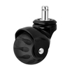 2inch new spherical furniture office chair nylon frame PU wheel earth casters rod installation spherical casters solid circular office and commercial casters