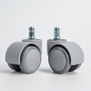 2-Inch Gravity Activated Self Braking Caster Wheels for Furniture Heavy Duty Locking Swivel Casters with Auto Brake Technology Secure Smooth Mobility