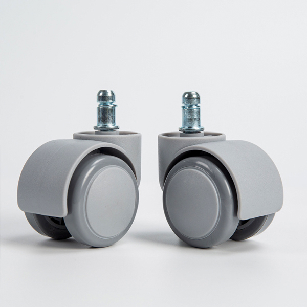 2-Inch Gravity Activated Self Braking Caster Wheels for Furniture Heavy Duty Locking Swivel Casters with Auto Brake Technology Secure Smooth Mobility