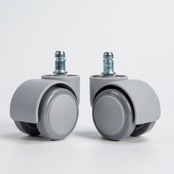 2-Inch Gravity Activated Self Braking Caster Wheels for Furniture Heavy Duty Locking Swivel Casters with Auto Brake Technology Secure Smooth Mobility