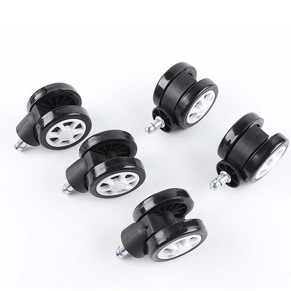2.5-inch PU office chair casters 30KG load bearing capacity wheels quiet rolling and floor protection suitable for home office furniture gaming chair casters