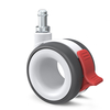 2.5-inch and 3-inch hollow casters medical equipment silent casters beauty instrument casters new type of office desks and chairs hollow casters nylon PU silent casters anti-static casters