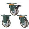 Medium sized TPR high elasticity artificial rubber 2.5inch3-inch4-inch5-inch directional universal brake wheels game console trolley casters shelf casters light equipment casters