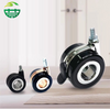 Lockable Furniture Wheel with Stem, Universal Swivel Wheel for Office Chairs