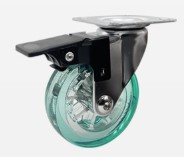 1.5/2/3 Inch Transparent PU Office Chair Caster Wheels – Universal Furniture Casters