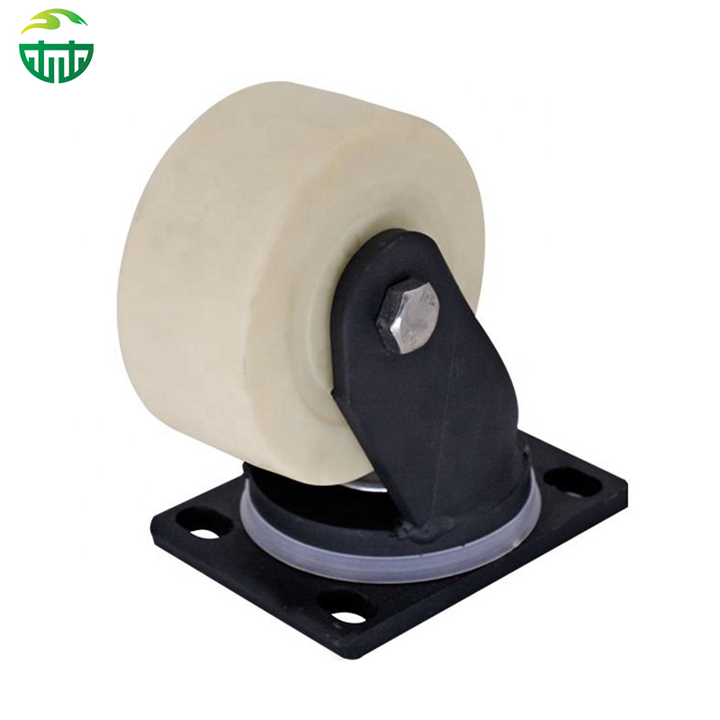 Super Heavy Duty Nylon Caster Wheels – White Industrial Cart Castors 4/5/6/8/10/12 Inch, Load Capacity 2.5 Tons+