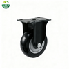 Black PU Casters Solid Polyurethane Wheels for Furniture And Carts