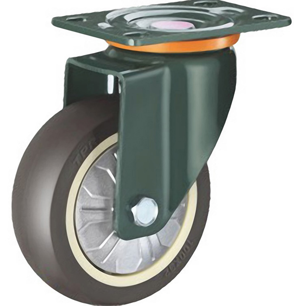 Medium Duty TPR Casters Swivel, Fixed & Brake Wheels for Luggage, Carts & Furniture