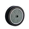 Black Rubber Caster 5inch Flat Brake TPR Caster Wheels